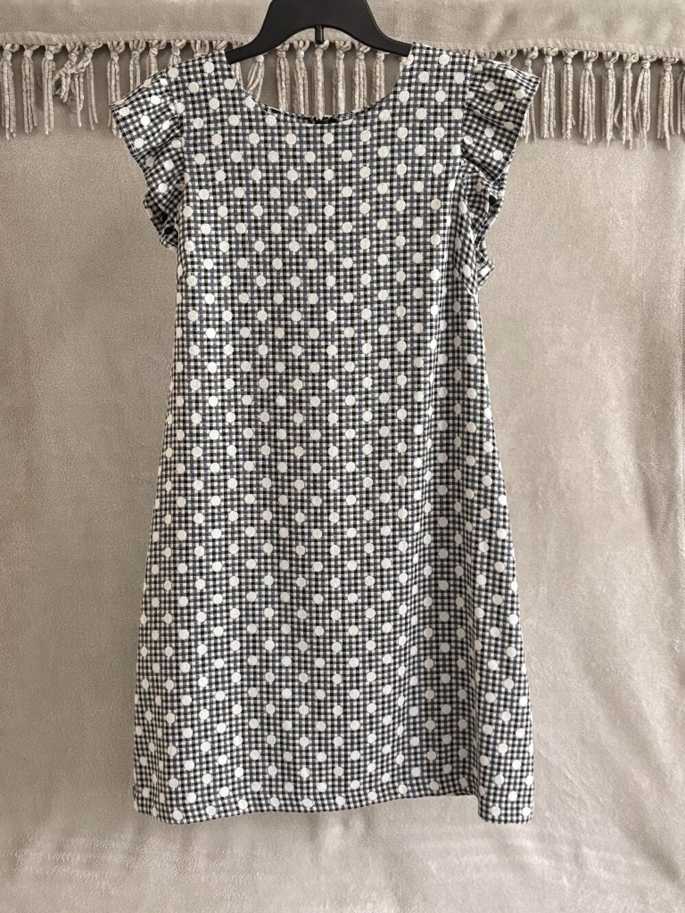 Elle A-Line Dress Flutter Sleeve